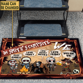 In The Campsite - Scary Doormat, Halloween Doormat, Cute Doormat, Halloween Decor