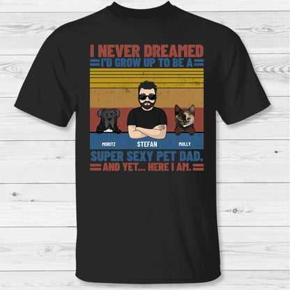 The ultimate pet dad - Personalized T-Shirt