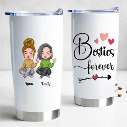 20oz Friends - Besties Forever - Personalized Tumbler
