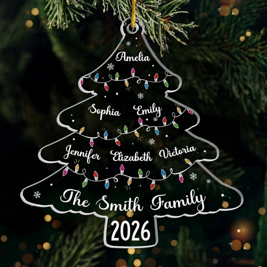 We Find The True Meaning Of Christmas - Family Personalized Custom Ornament - Acrylic Custom Shaped - Christmas Gift For Family Members